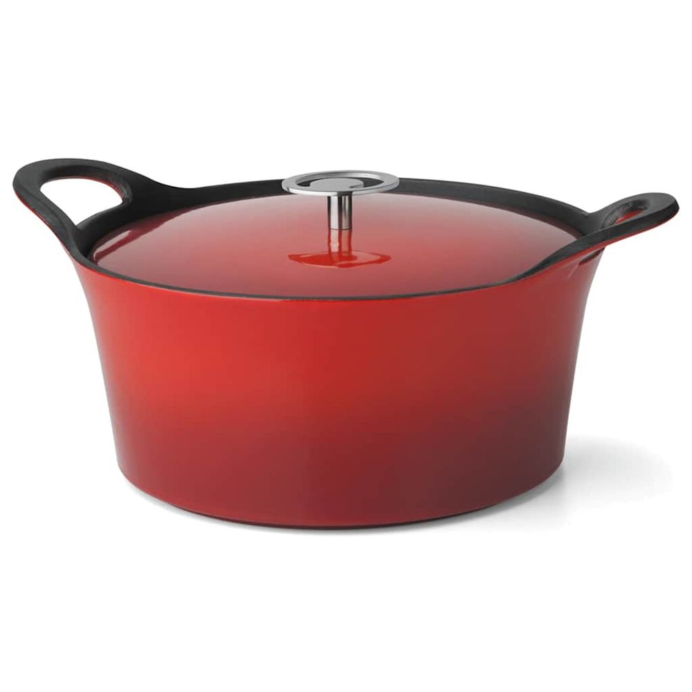 Casserole émaillée en fonte 3,4 l 24 cm rouge