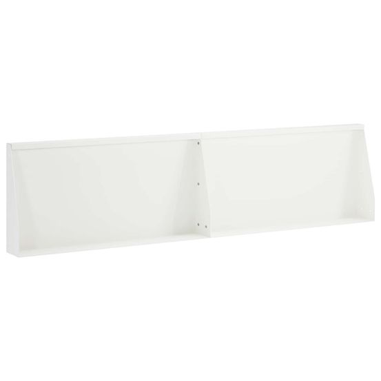 Mur de soutènement 2 pc 80 x 12 x 40 cm acier blanc