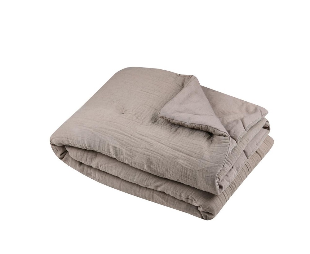 Plaid ou edredon en gaze de coton pop color