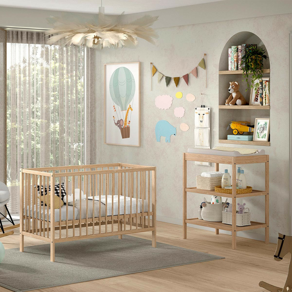 Pack - lit bébé & table à langer 