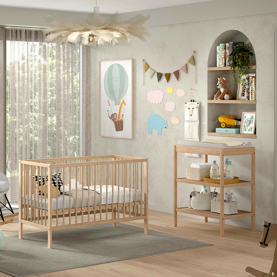 Pack - lit bébé & table à langer
