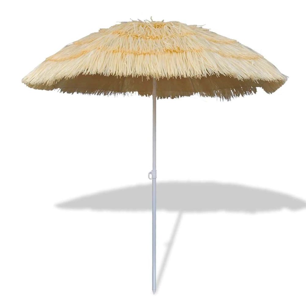 Parasol de plage inclinable style hawaii