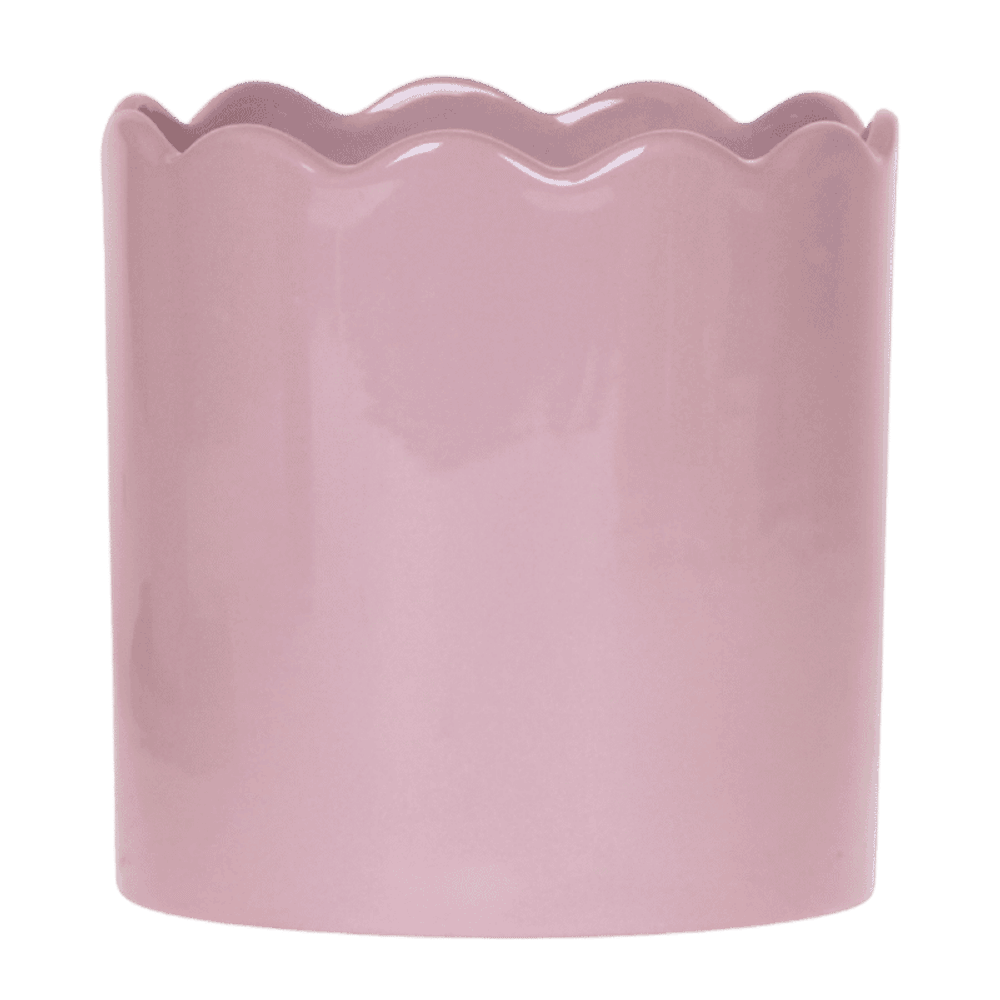 Cache-pot curve violet - ø12 cm x h13 cm