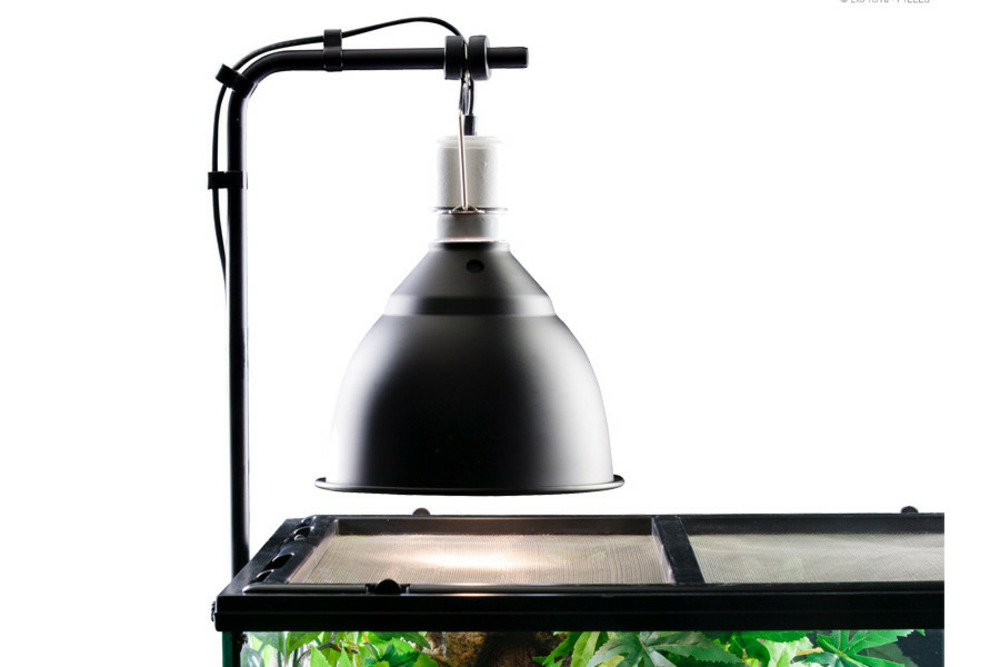 Support pour lampe autocollant - light bracket - support pour terrarium / aquarium