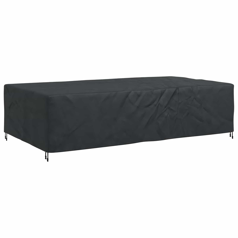 Housse pour meubles uni noir 315 x 180 x 74 cm 600d