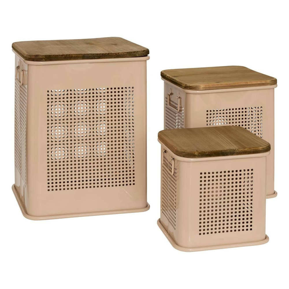 Lot de 3 coffres de rangement 