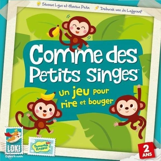 Jeu de société comme des petits singes