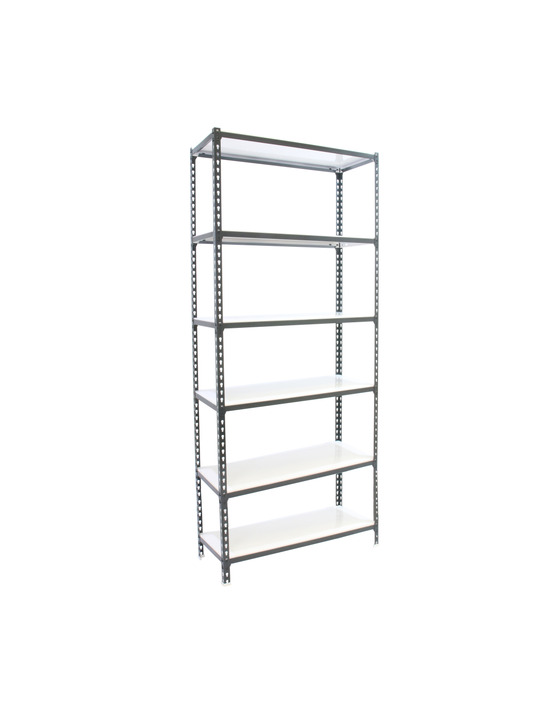 Etagère légère sans vis simonclick megaplus 6/500 2500 antracite/blan antracite/blanc 2500x1200x500 - simonrack