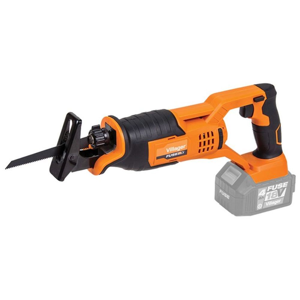 Scie sabre sur batterie sans fil 18v coupe 15 cm fuse vln 1520 villager sans batterie ni chargeur