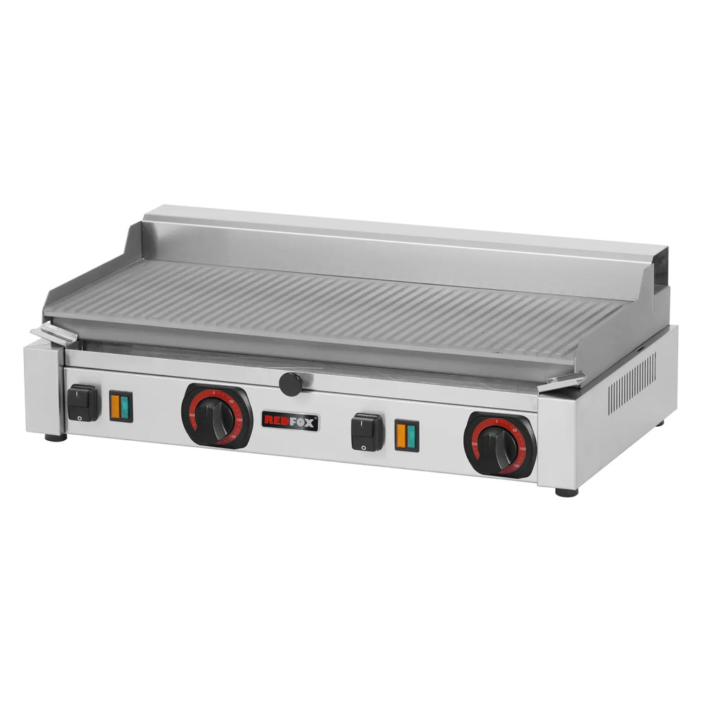 Plaque de cuisson électrique nervurée top 230 v pd 2020 rb - redfox