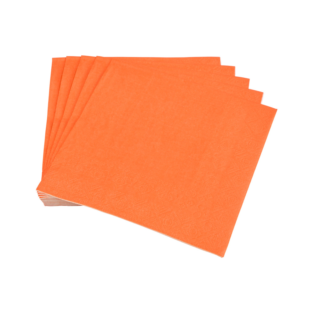 Lot de 20 serviettes en papier tendance uni