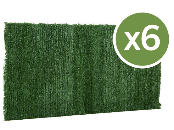 Lot de 6 haies artificielles - 150 x 300 cm