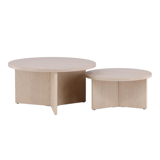 Lot de 2 tables basses design