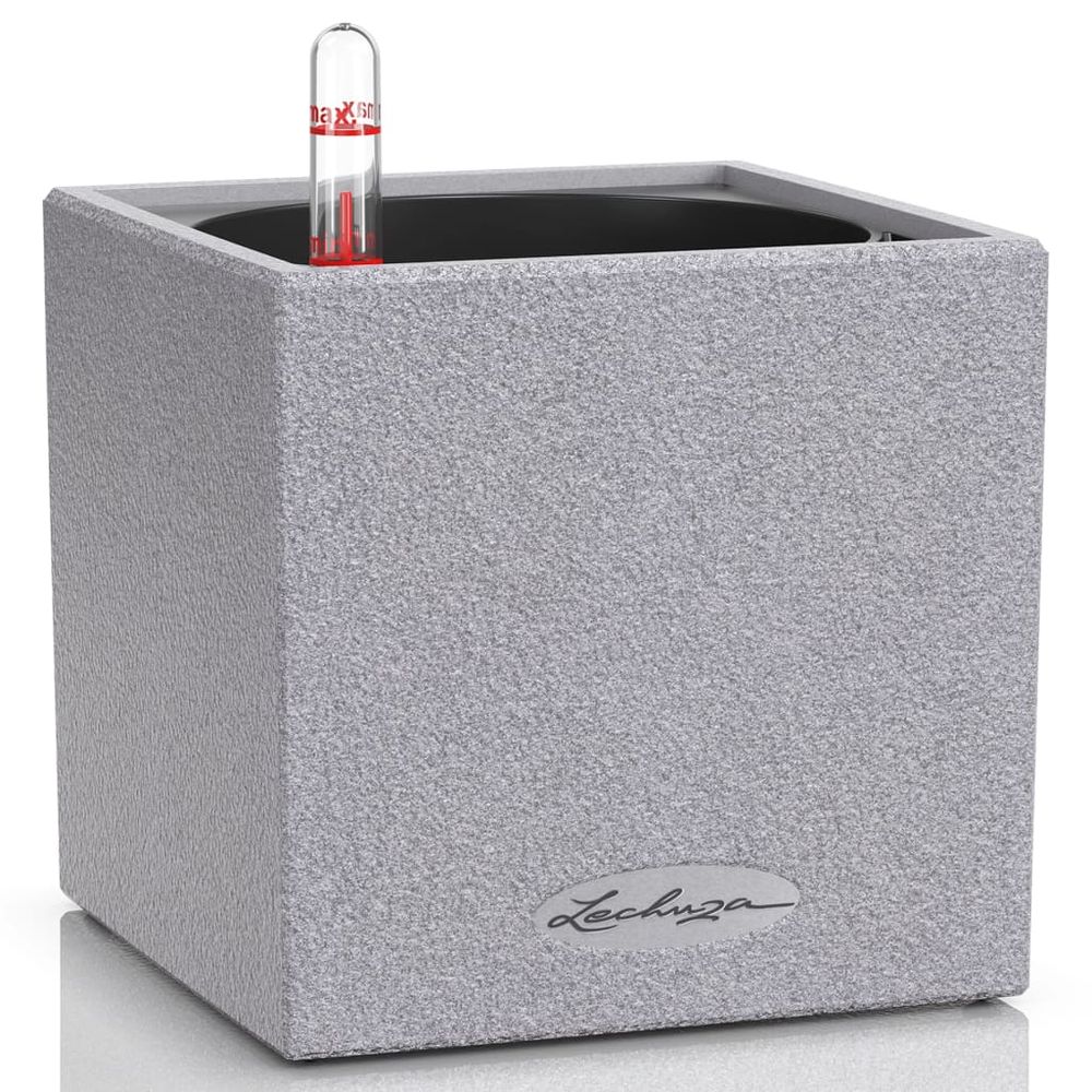 Jardinière de table canto stone 14 all-in-one gris pierre