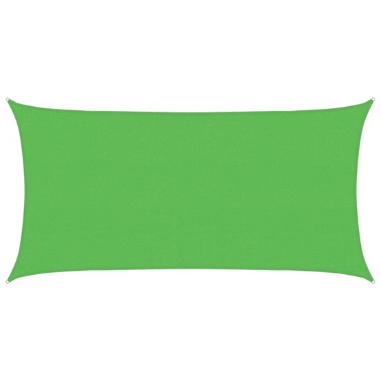 Voile d'ombrage 160 g/m² vert clair 2,5x4,5 m pehd