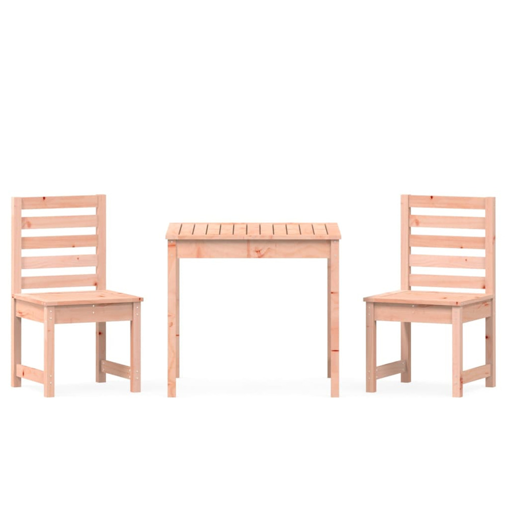 Ensemble de bistrot de jardin 3 pcs bois massif douglas