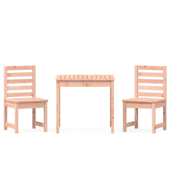 Ensemble de bistrot de jardin 3 pcs bois massif douglas
