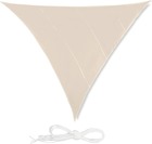 Voile d'ombrage triangle 5 x 5 x 5 m beige