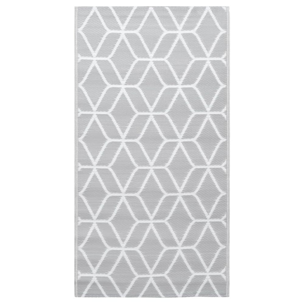 Tapis d'extérieur arakil gris 120x180 cm pp