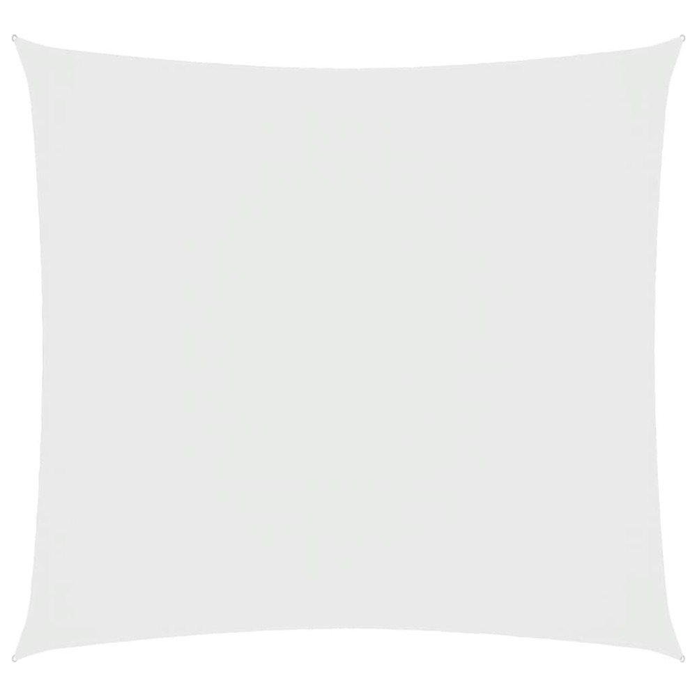 Voile de parasol tissu oxford carré 7x7 m blanc
