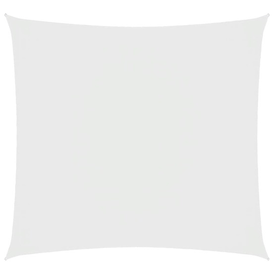 Voile de parasol tissu oxford carré 7x7 m blanc