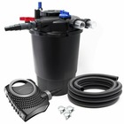 Kit set bassin 60000 litres 55 watts uvc pompe 6000 l/h tuyau 5 m kit de filtration