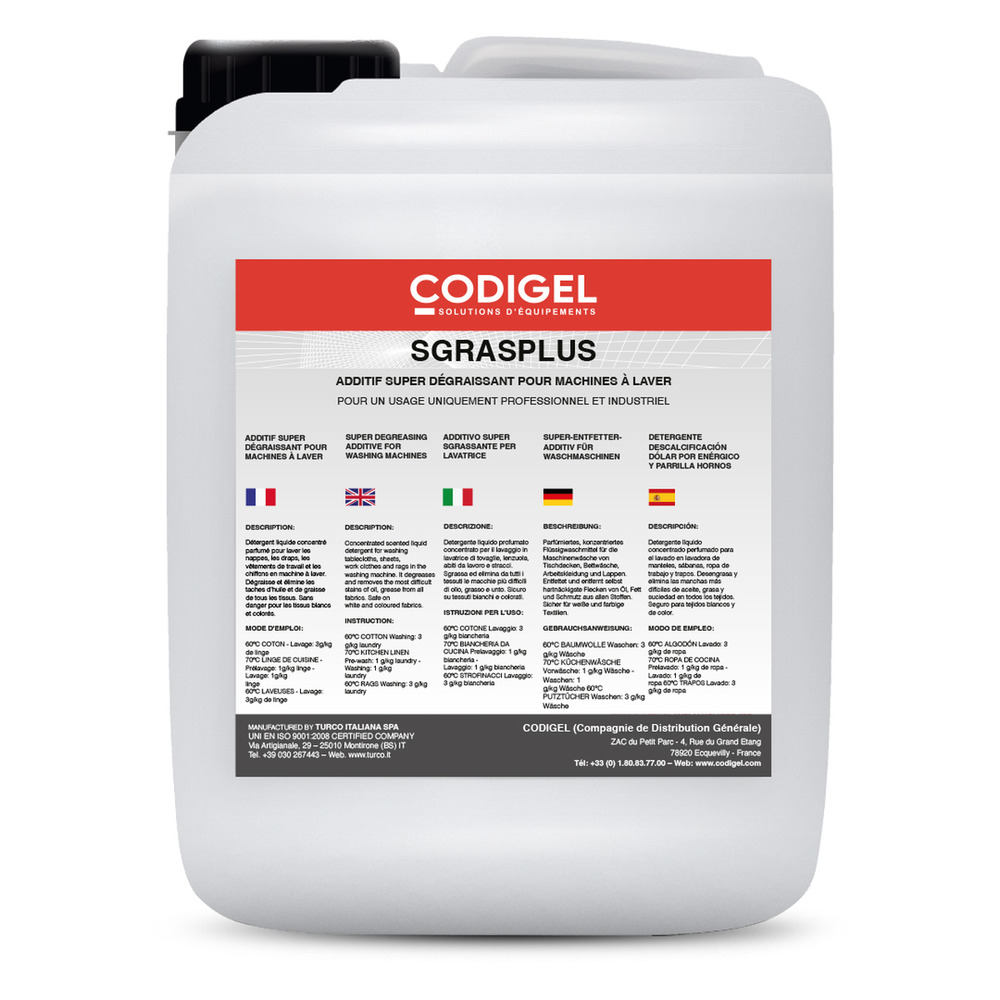 Détergent dégraissant puissant 20 l - codigel