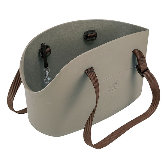 Ferplast sac pour chiens with-me small, en caoutchouc eva, poignées réglables, ceinture de sécurité incluse, 14 x 35 x h 22 cm