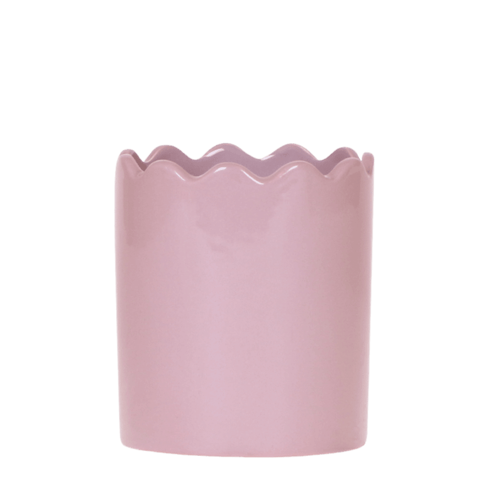 Cache-pot curve violet - ø9 cm x h11,5 cm