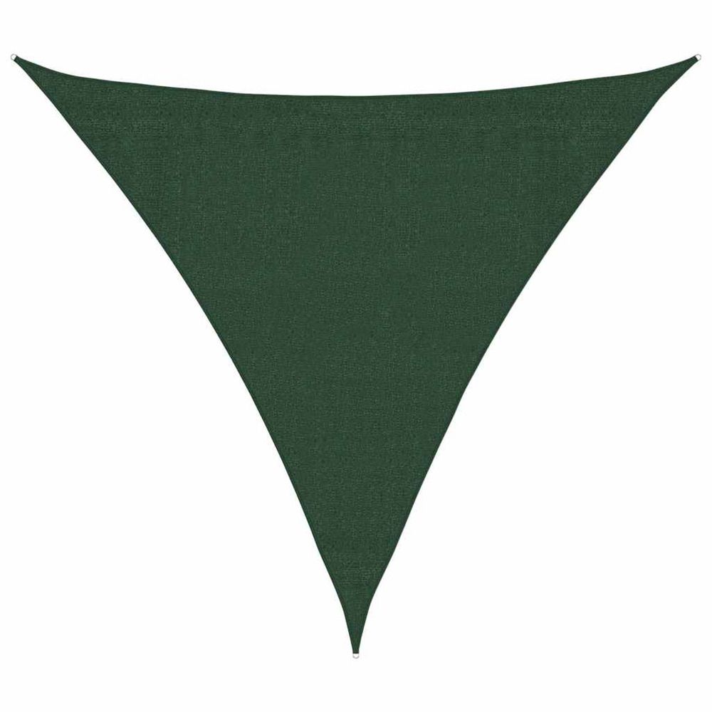 Voile d'ombrage 160 g/m² vert foncé 3x3x3 m pehd