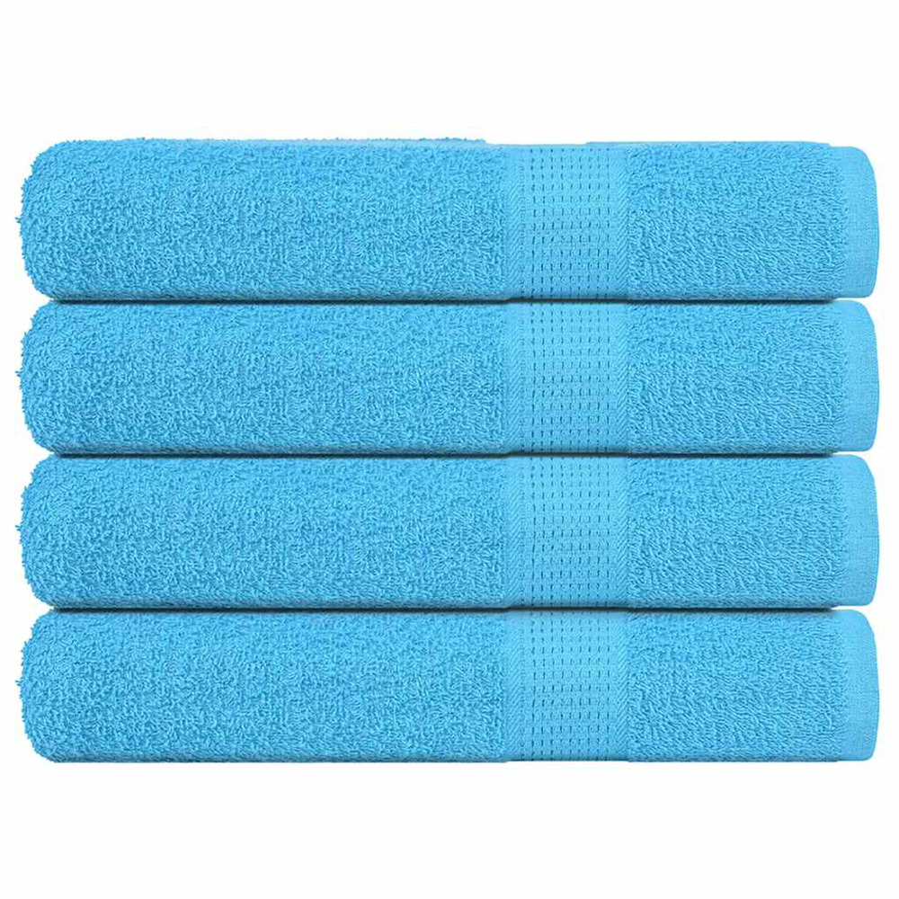 Serviettes de sauna frogn 4pcs turquoise 80x200cm 360 g/m²