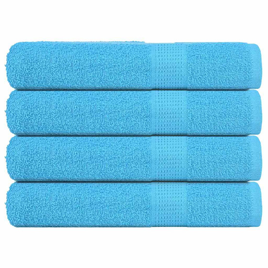 Serviettes de sauna 4pcs frogn turquoise 80x200cm 100% coton