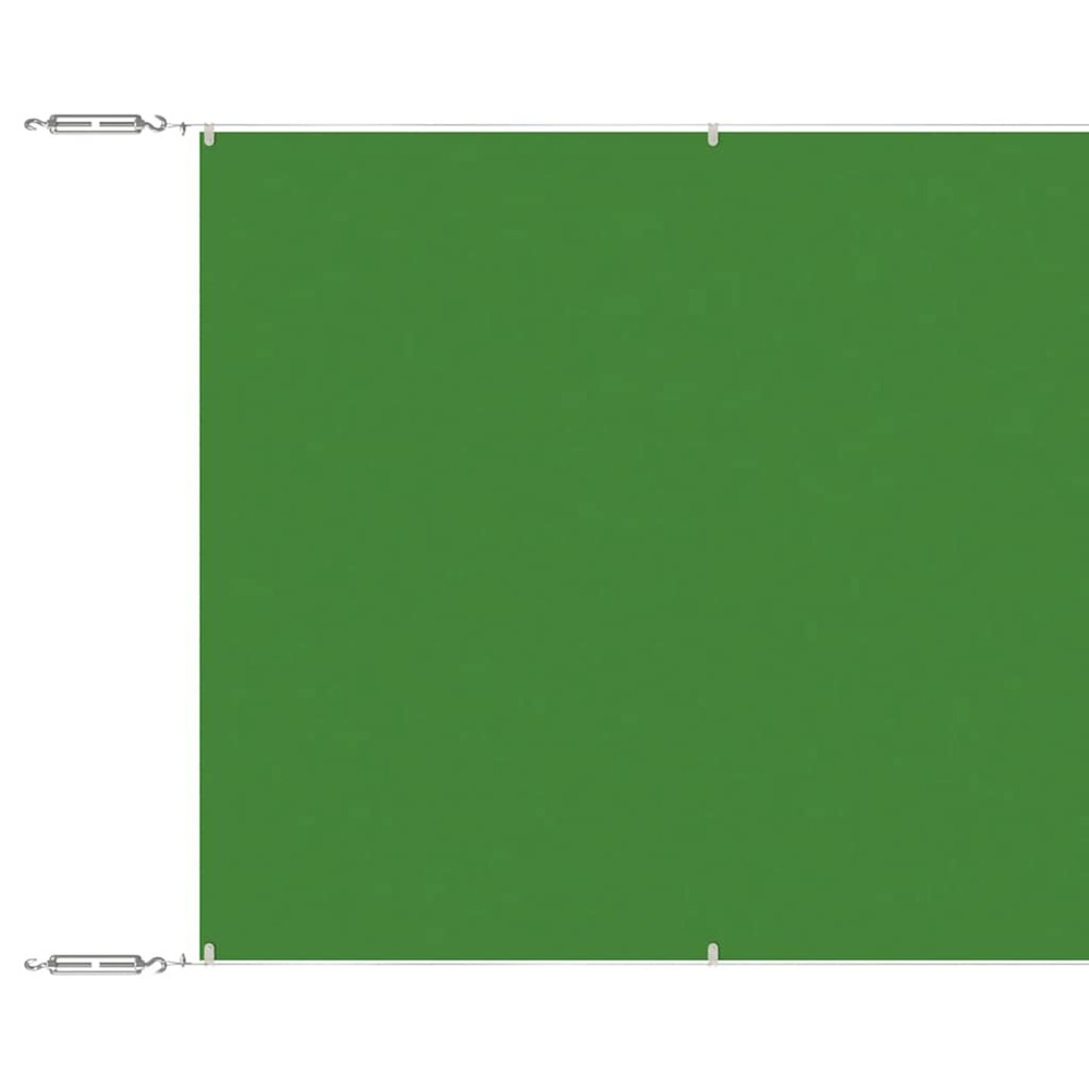 Auvent vertical vert clair 60x1000 cm tissu oxford