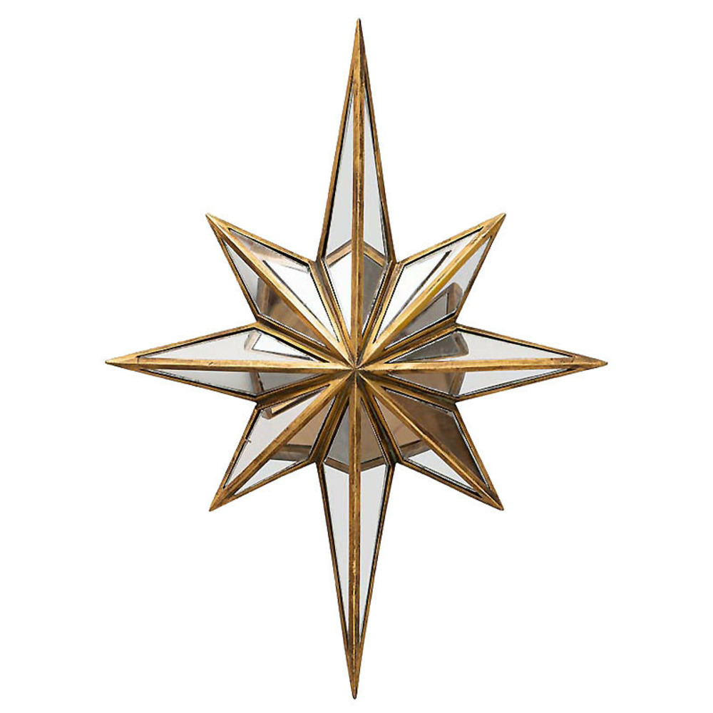 Miroir rose des vents 49x38x7cm