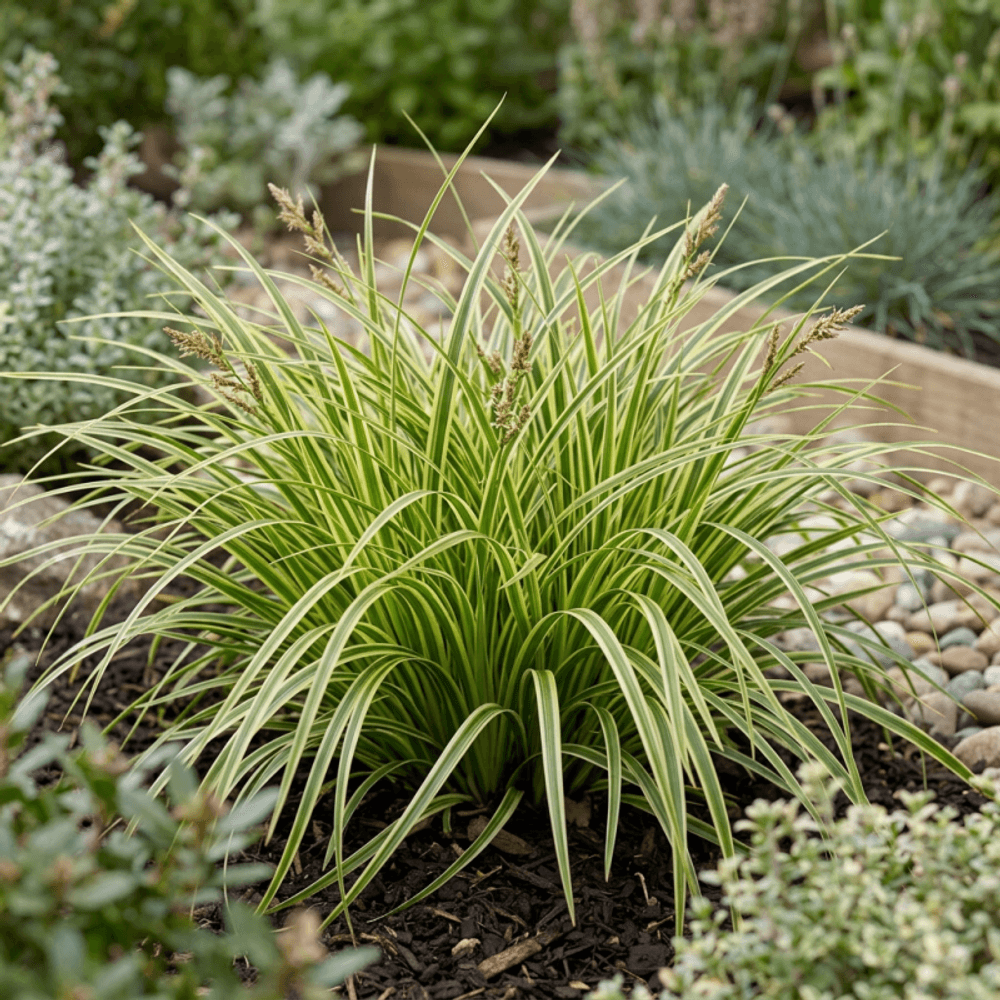 Laîche morrowii vanilla ice 30cm pot 3l - carex morrowii vanilla ice