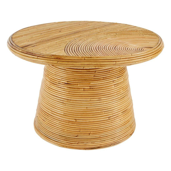 Table basse en rotin