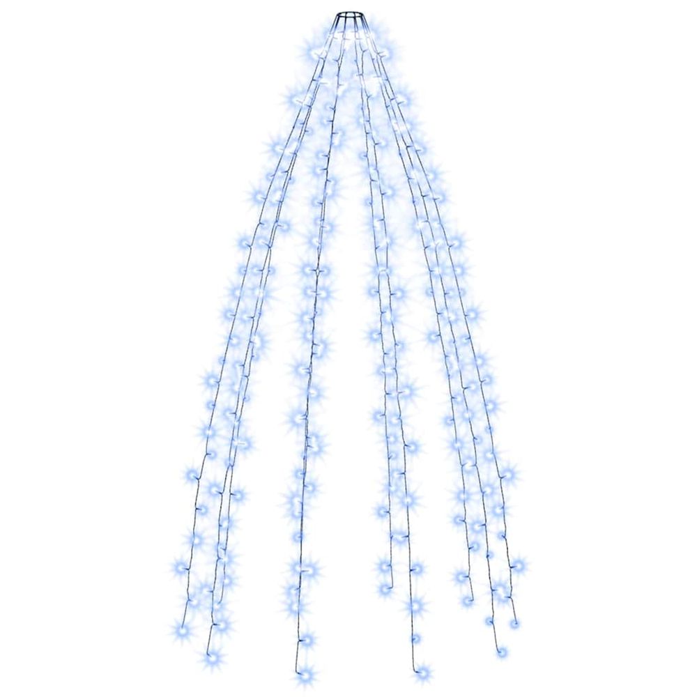 Guirlande lumineuse d'arbre de noël 250 led bleu 250 cm