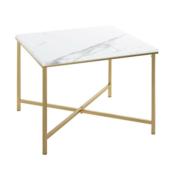 Table basse effet marbre