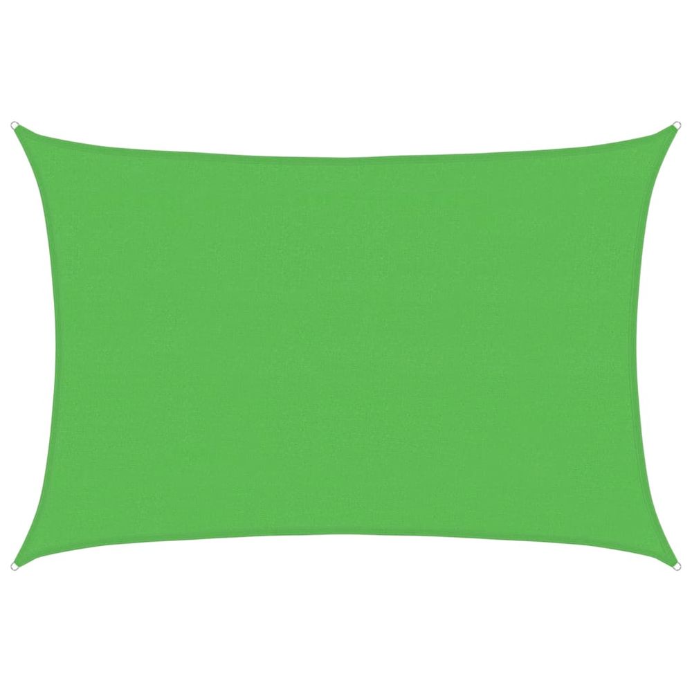 Voile d'ombrage 160 g/m² vert clair 4x5 m pehd