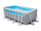 Piscine tubulaire prism frame clearview rectangulaire 4,00 x 2,00 x 1,22 m