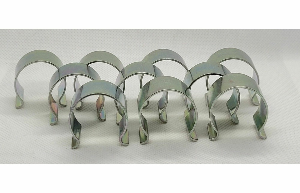 Clips bâche de serre pour tube diamètre 30mm - acier bichromaté anti-rouille - les serres tonneau