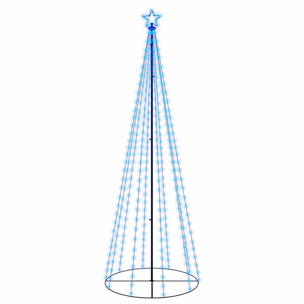 Arbre de noël cône 310 led bleues 100x300 cm