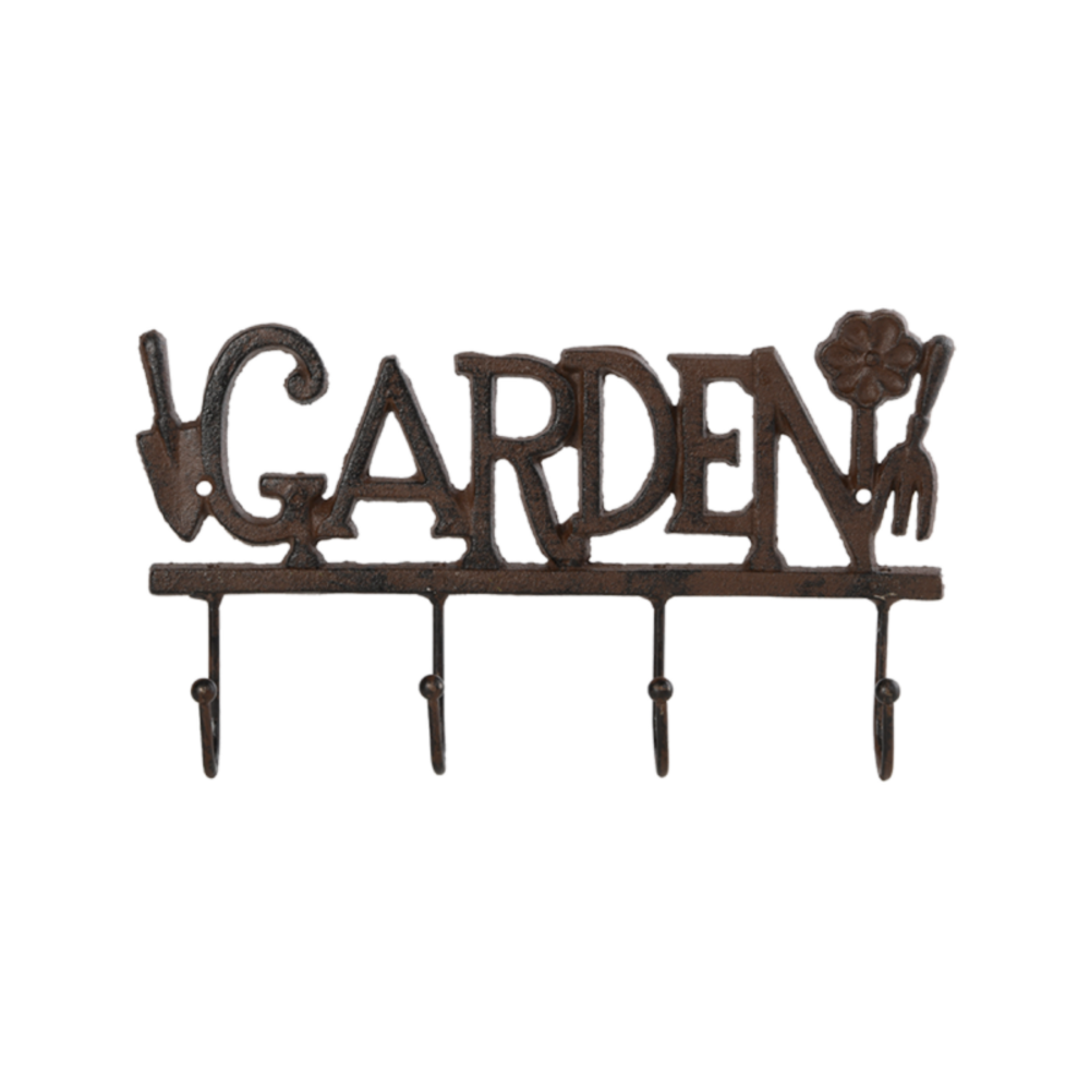 Patère fonte outils jardin
