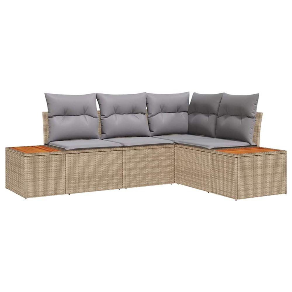Ensemble de canapé de jardin 4 pc 4-nombre de places