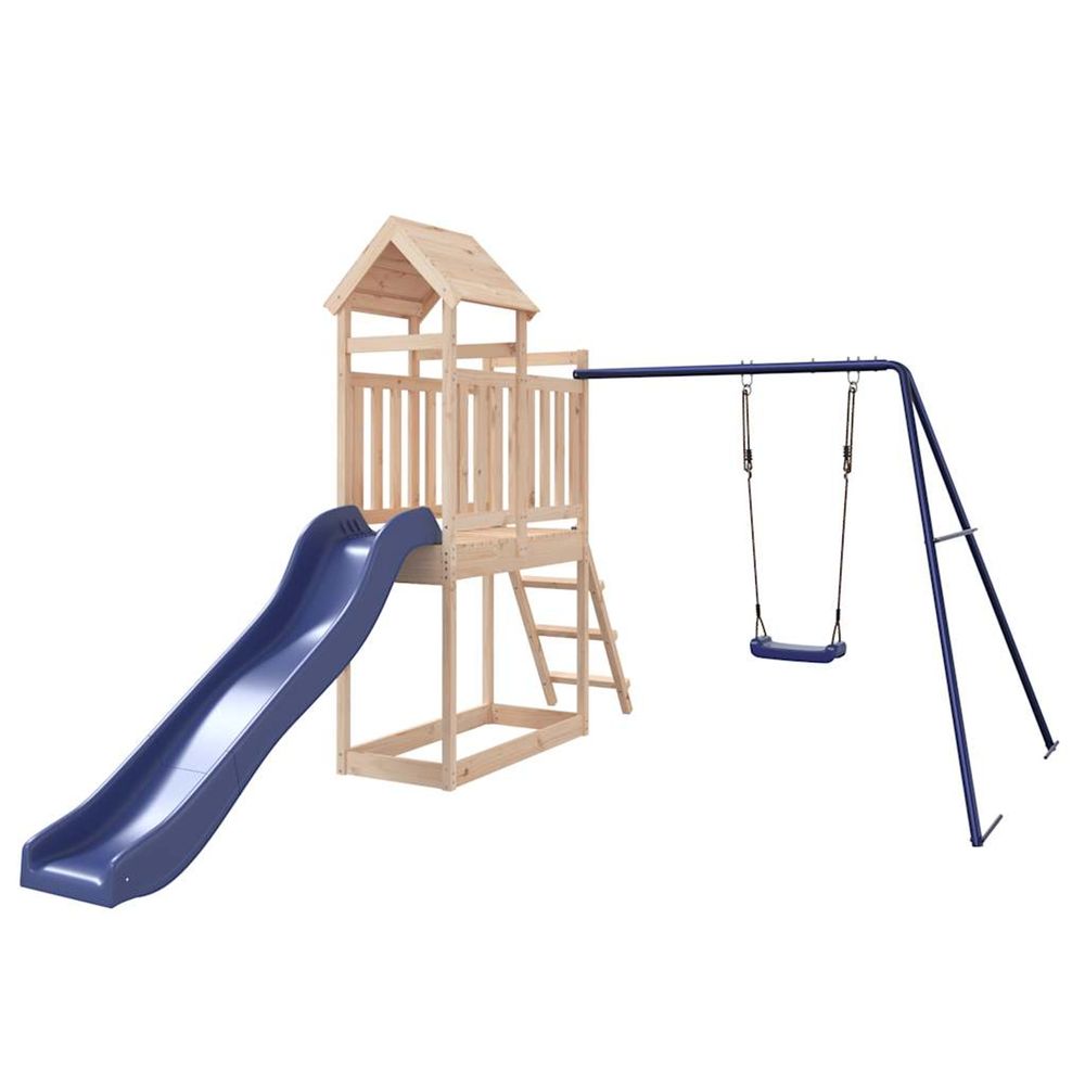 Aire de jeux d'extérieur bois de pin massif