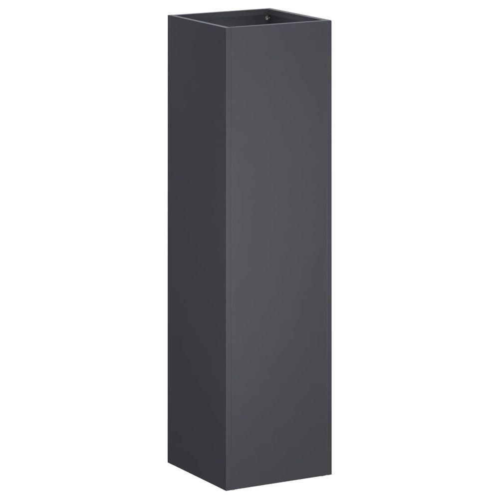 Cache-pot de jardin anthracite 20 x 20 x 75 cm