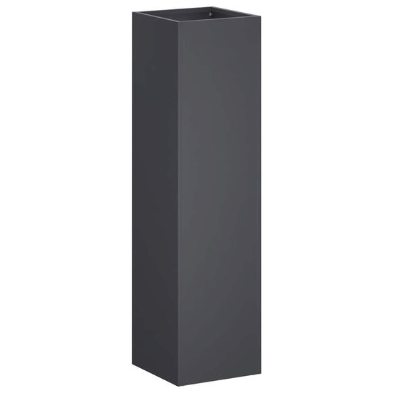 Cache-pot de jardin anthracite 20 x 20 x 75 cm