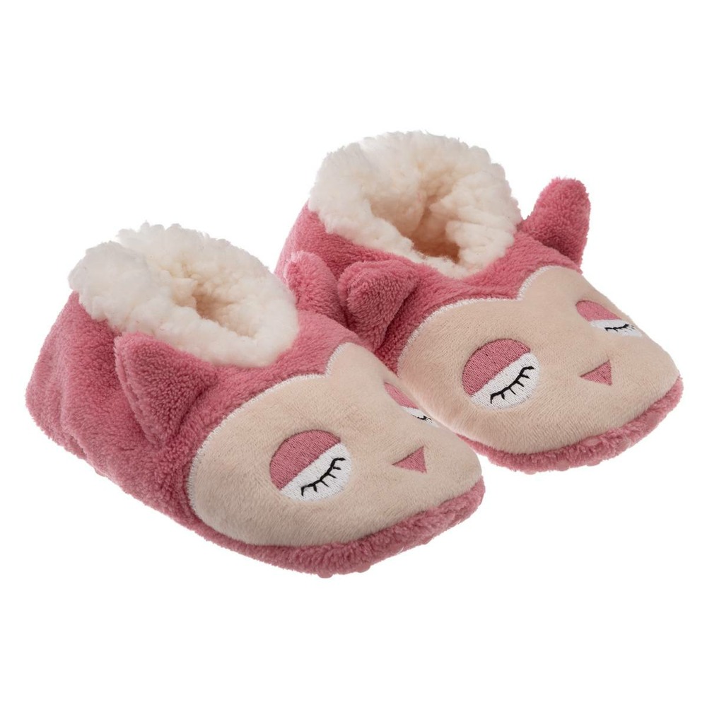 Chaussons animaux sherpa