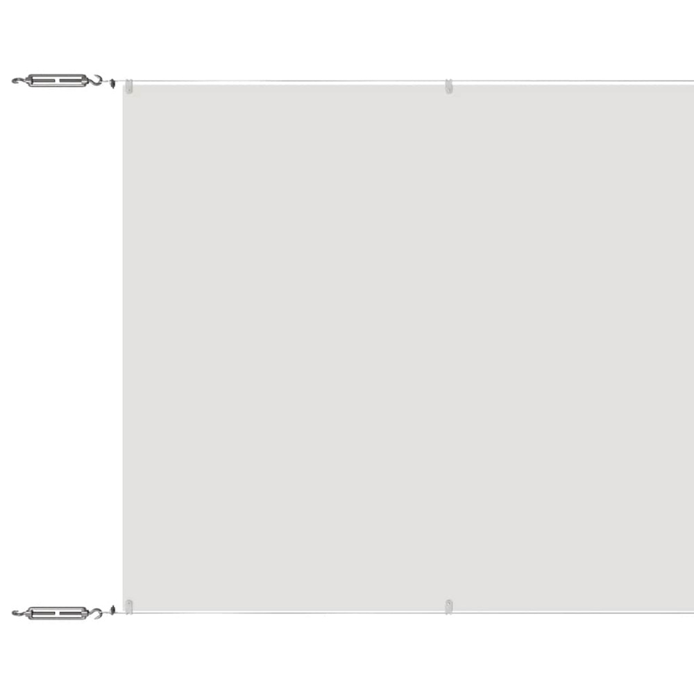 Auvent vertical blanc 140x800 cm tissu oxford