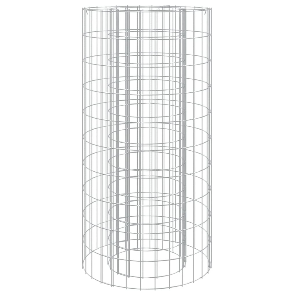 Foyer en gabion ø 50 cm fer galvanisé